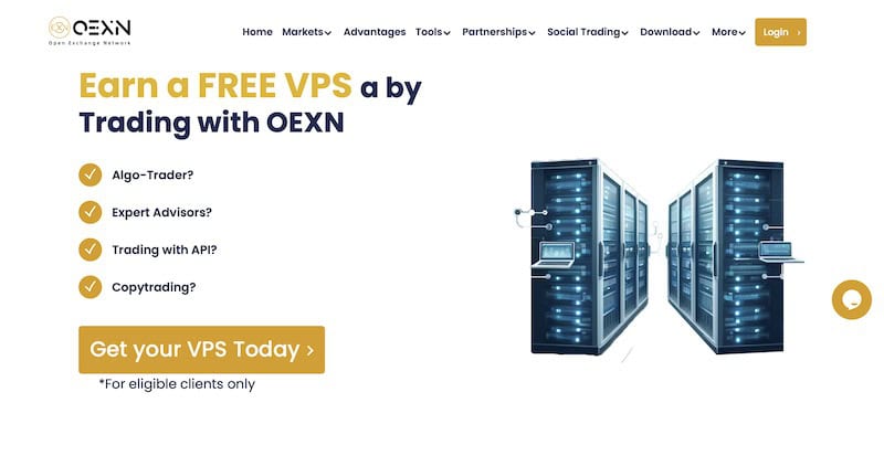 OEXN Offers FREE VPS to Algo-Traders, EA Users, and More!